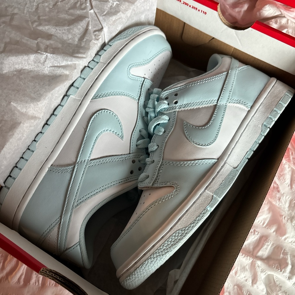 Nike Sky Blue and White Sneakers